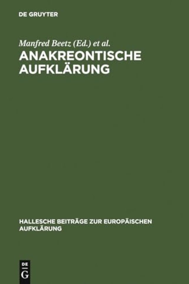 Anakreontische Aufklarung