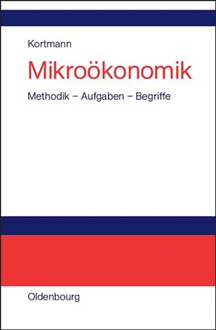 Mikroökonomik – Methodik – Aufgaben – Begriffe