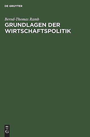 Grundlagen der Wirtschaftspolitik