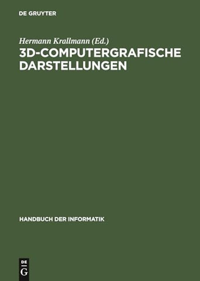 3D–Computergrafische Darstellungen