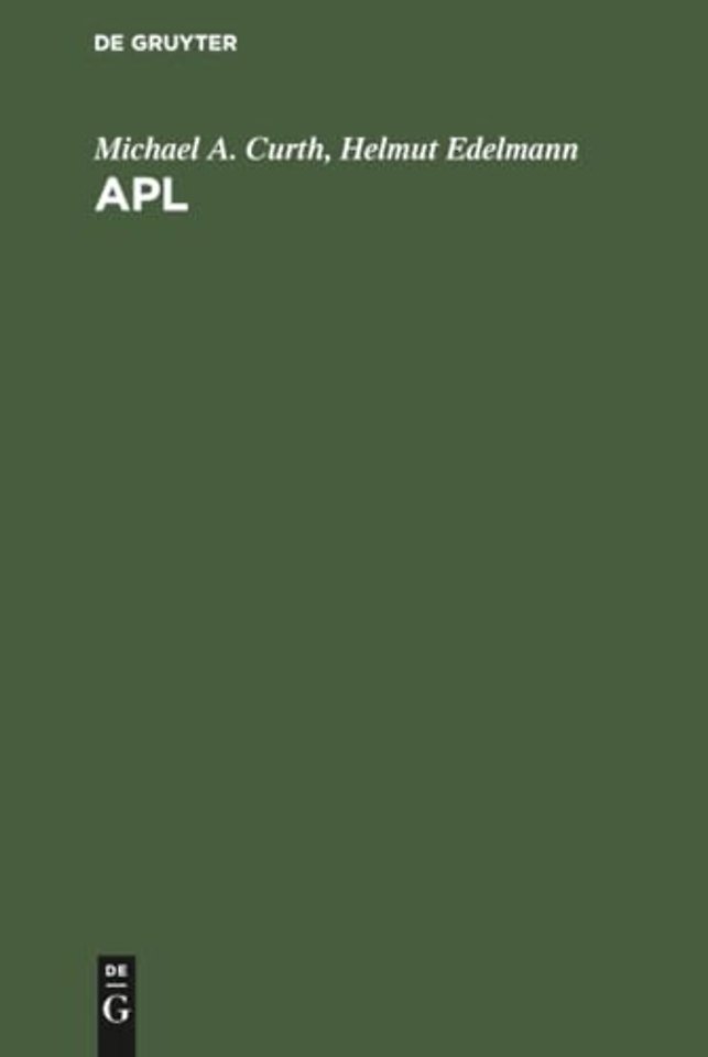 APL – Problemorientierte Einführung