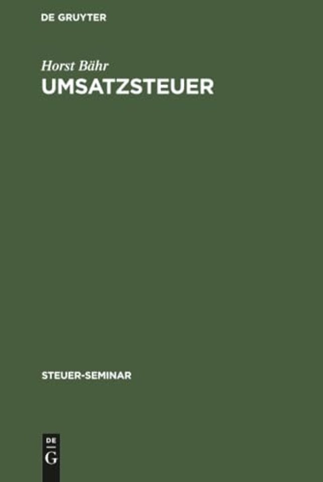 Umsatzsteuer