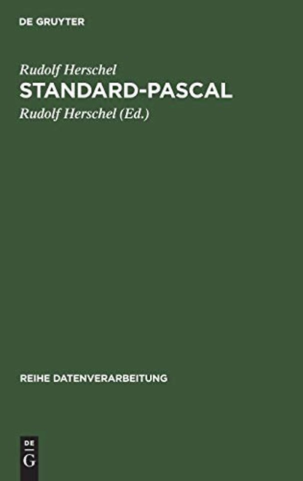 Standard–Pascal – Systematische Darstellung für den Anwender nach DIN 66256