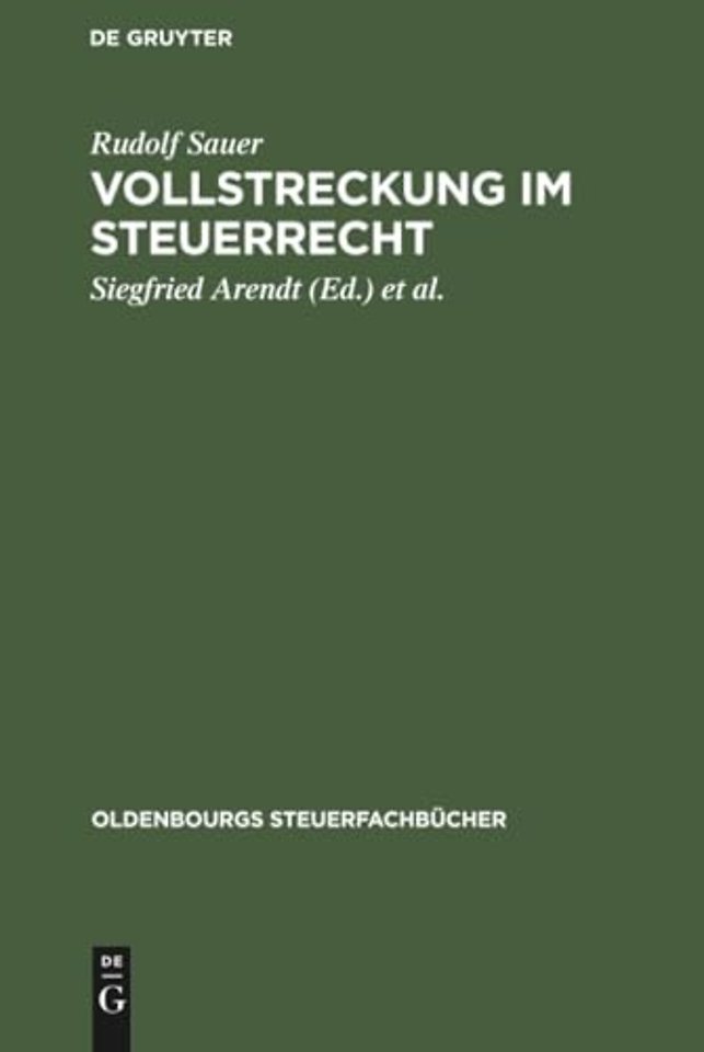 Vollstreckung im Steuerrecht