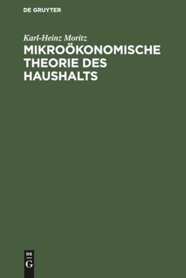 Mikroökonomische Theorie des Haushalts
