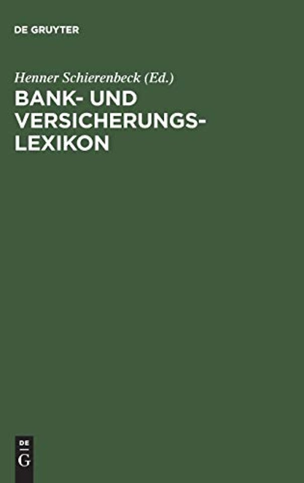 Bank– und Versicherungslexikon