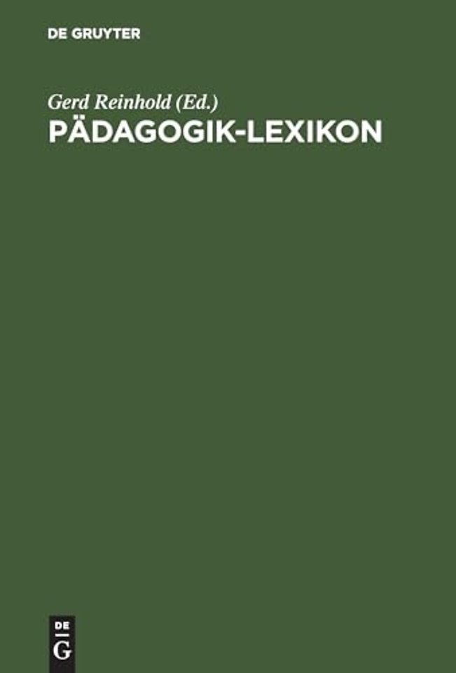 Pädagogik–Lexikon