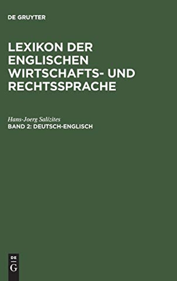 Deutsch–Englisch