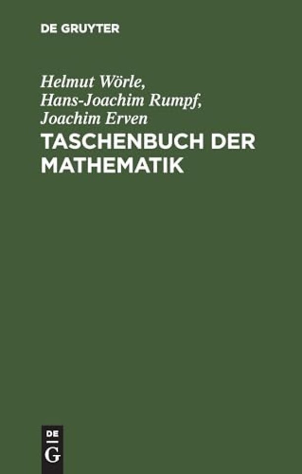 Taschenbuch der Mathematik