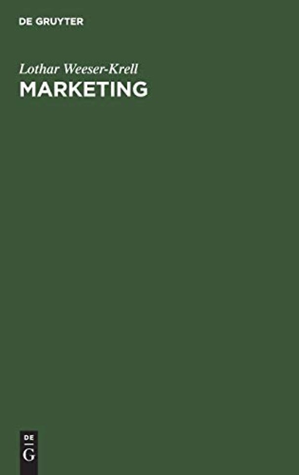 Marketing – Einführung