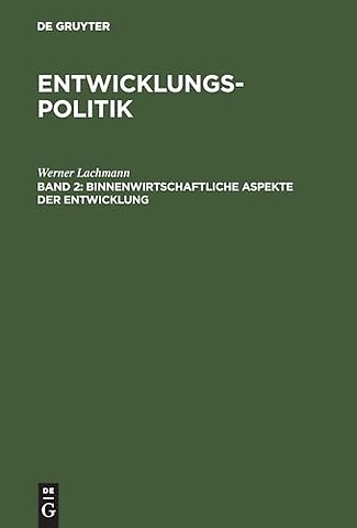 Binnenwirtschaftliche Aspekte der Entwicklung