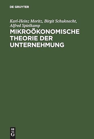 Mikroökonomische Theorie der Unternehmung