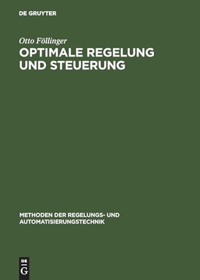 Optimale Regelung und Steuerung