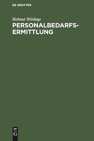 Personalbedarfsermittlung