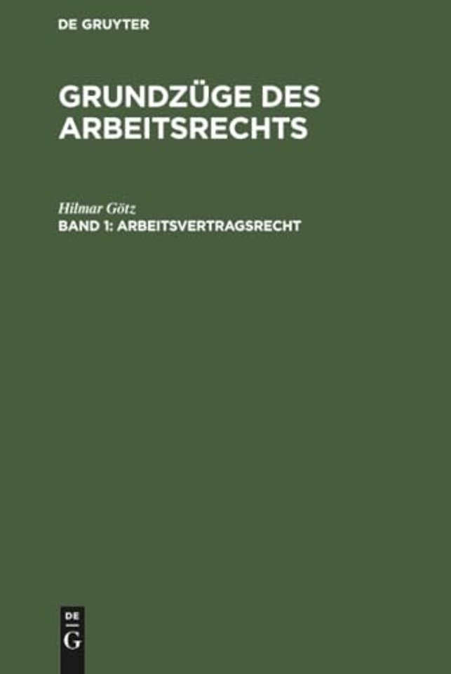 Arbeitsvertragsrecht