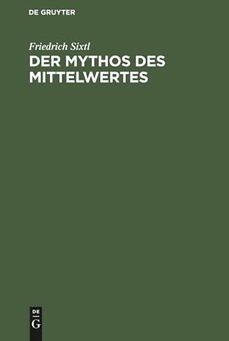Der Mythos des Mittelwertes