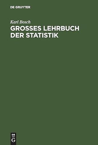 Großes Lehrbuch der Statistik