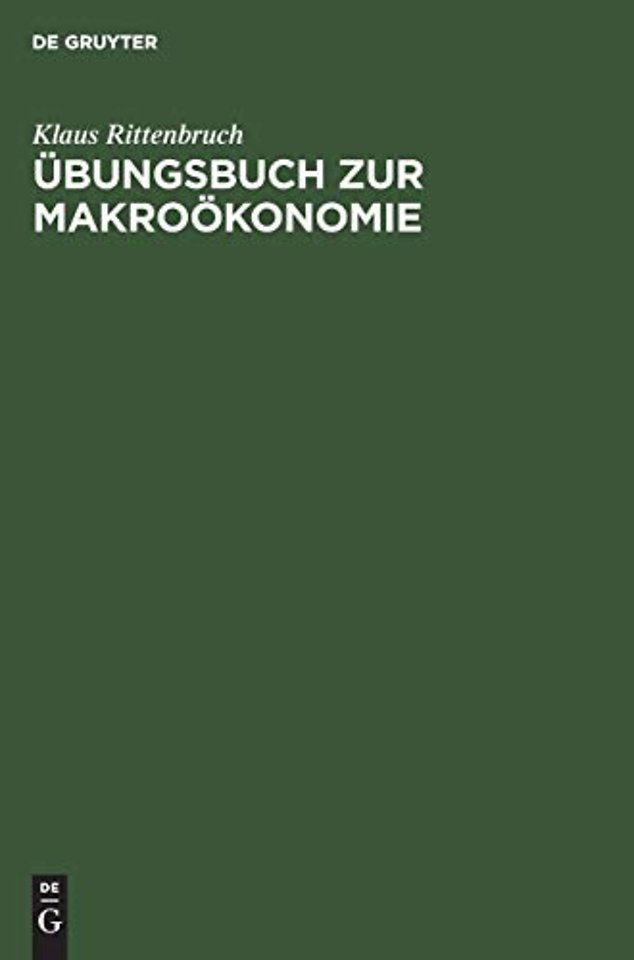 Ubungsbuch Zur Makrookonomie