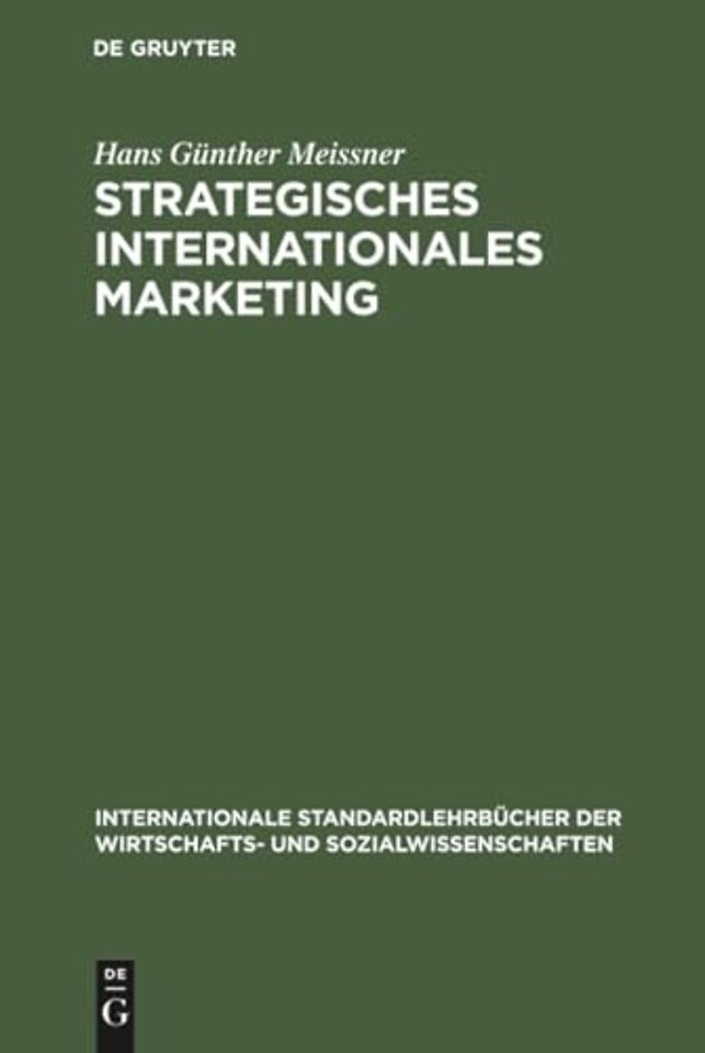 Strategisches Internationales Marketing