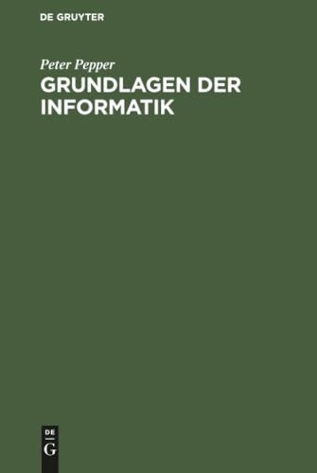 Grundlagen der Informatik