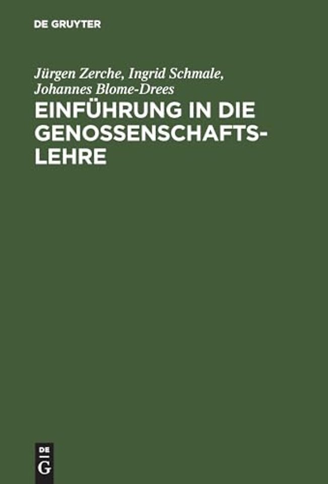 Einführung in die Genossenschaftslehre – Genossenschaftstheorie und Genossenschaftsmanagement