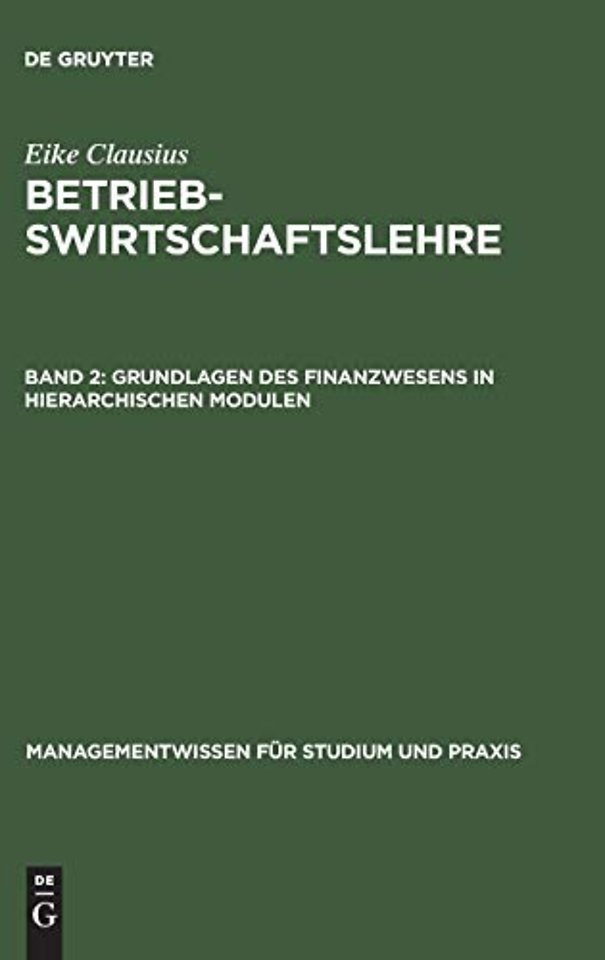 Grundlagen des Finanzwesens in hierarchischen Modulen