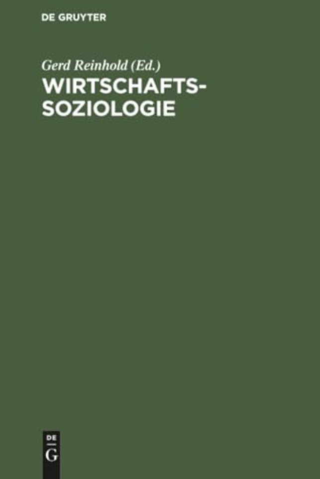 Wirtschaftssoziologie