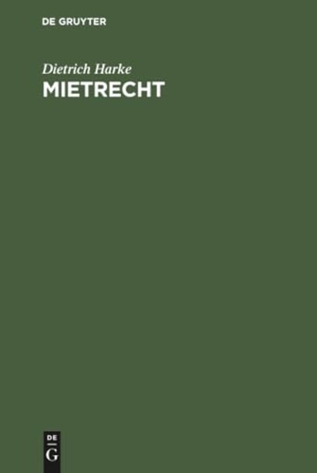 Mietrecht – Fallorientierte Einführung in das Recht der Wohnraummiete