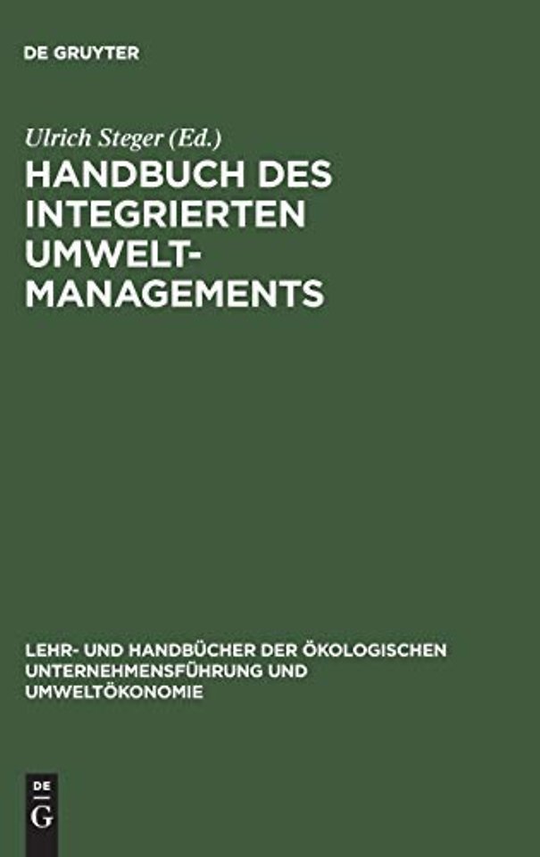 Handbuch des integrierten Umweltmanagements