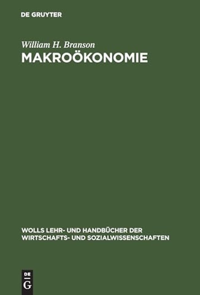 Makroökonomie – Theorie und Politik