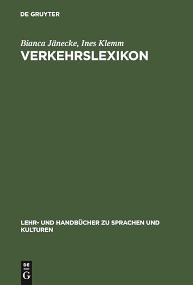Verkehrslexikon – Deutsch–Russisch, Russisch–Deutsch