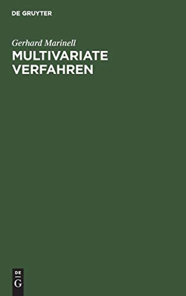 Multivariate Verfahren