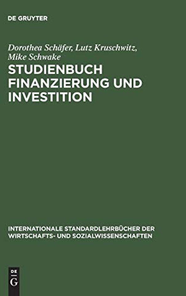 Studienbuch Finanzierung und Investition