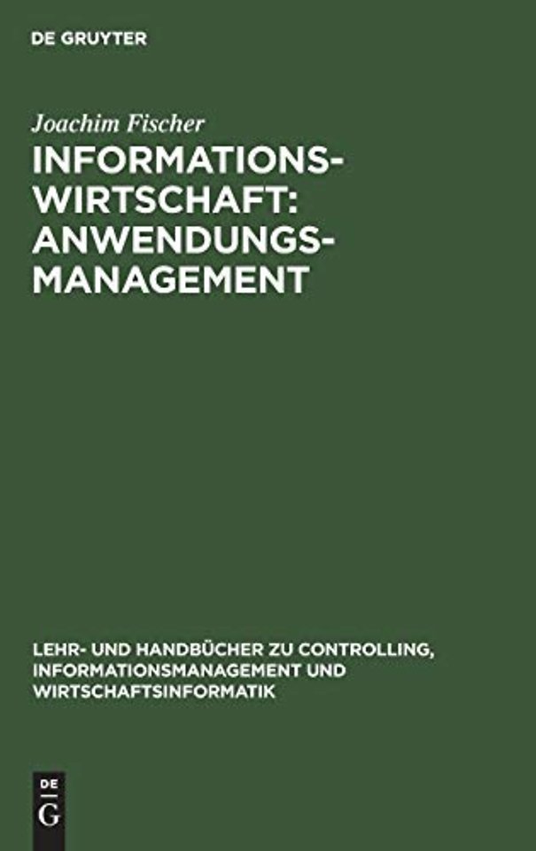 Informationswirtschaft: Anwendungsmanagement