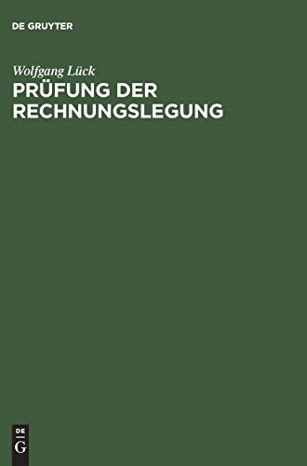 Prüfung der Rechnungslegung – Jahresabschluβprüfung
