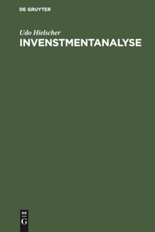 Invenstmentanalyse