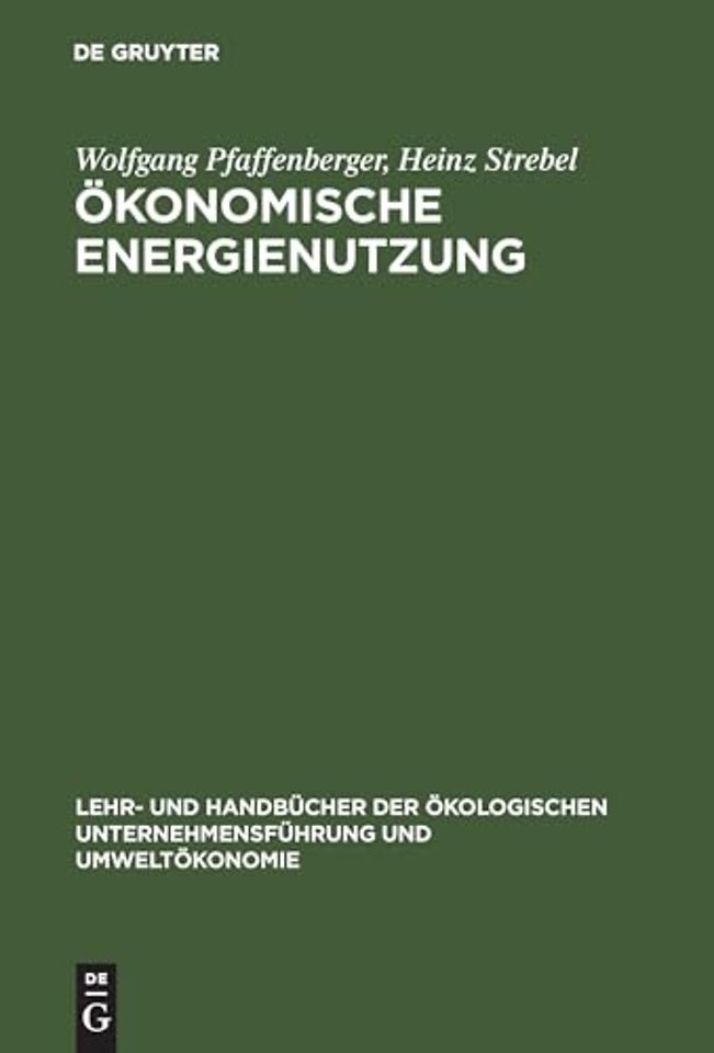 Ökonomische Energienutzung