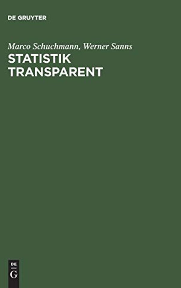Statistik transparent – Mit SAS, SPSS, Mathematica