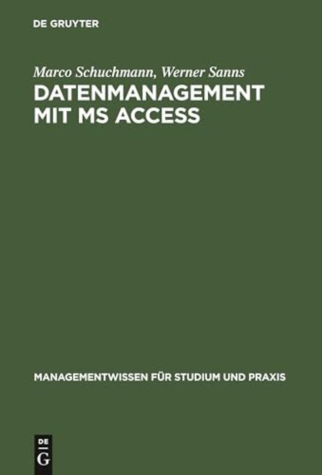 Datenmanagement mit MS ACCESS – Einführung