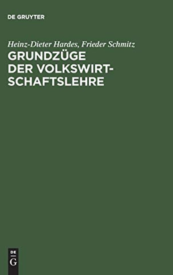 Grundzuge der Volkswirtschaftslehre