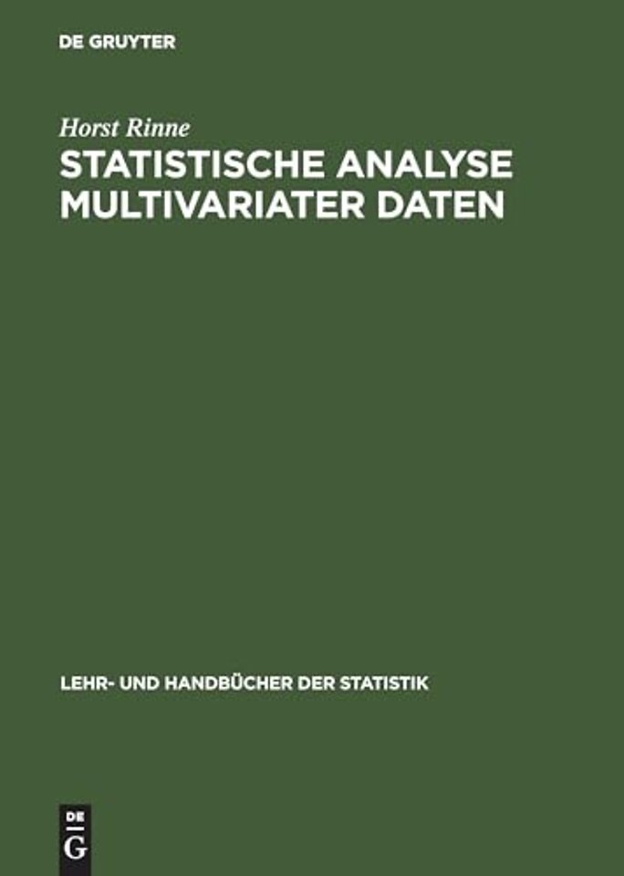 Statistische Analyse multivariater Daten – Einführung