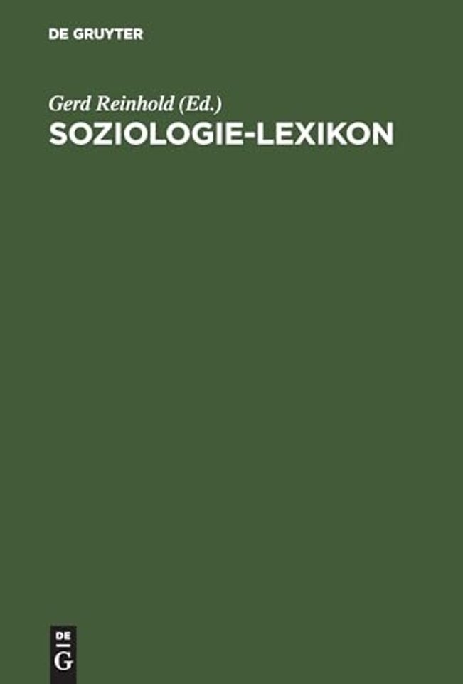 Soziologie–Lexikon