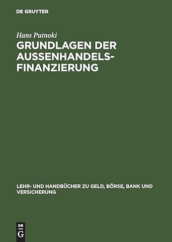 Grundlagen der Auβenhandelsfinanzierung
