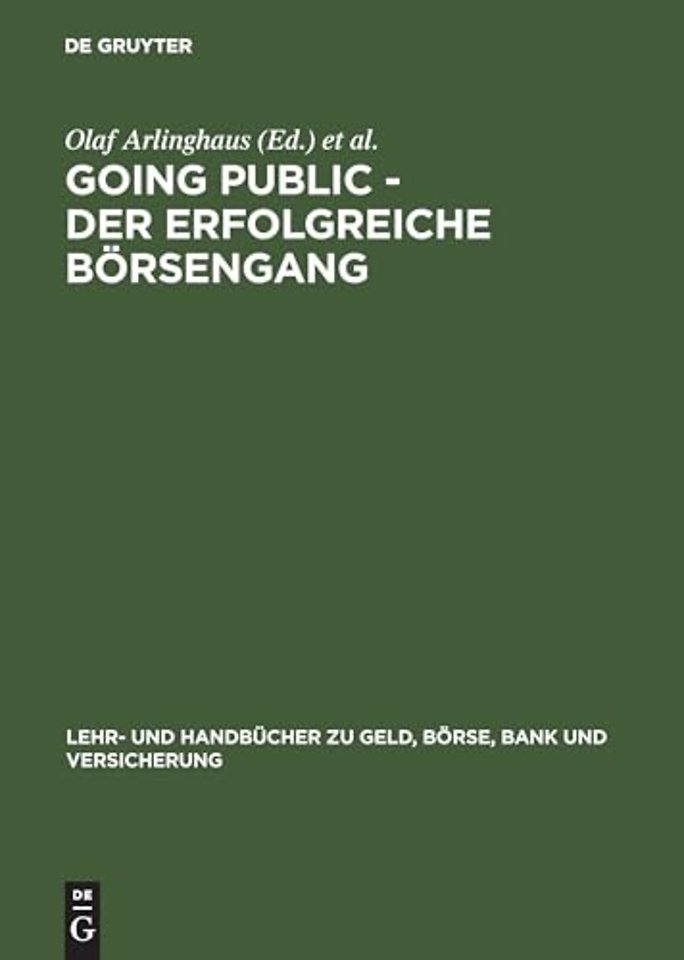 Going Public – Der erfolgreiche Börsengang