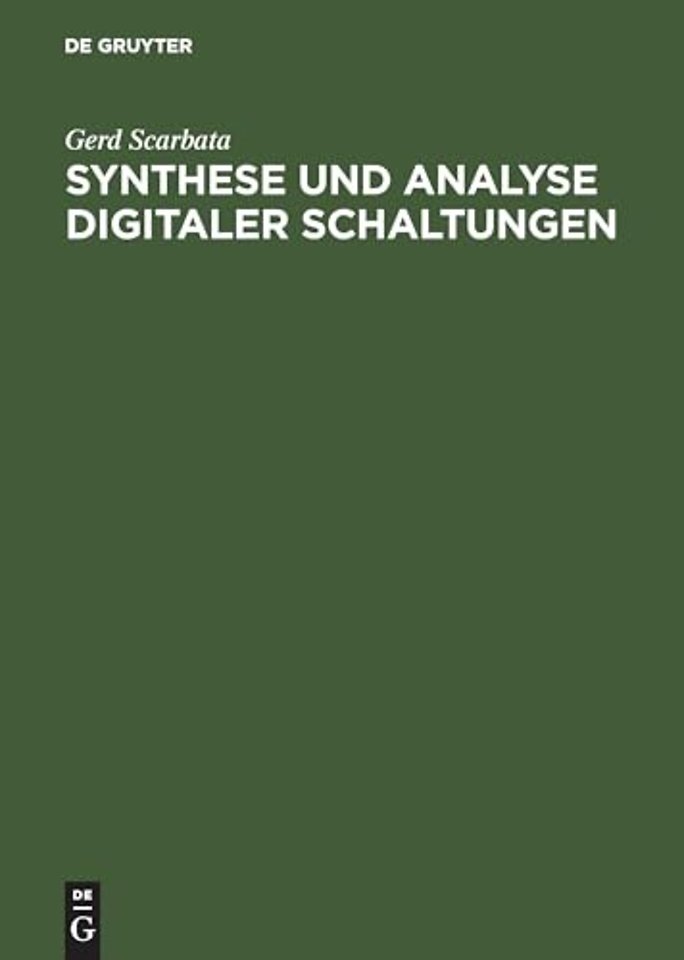 Synthese und Analyse digitaler Schaltungen