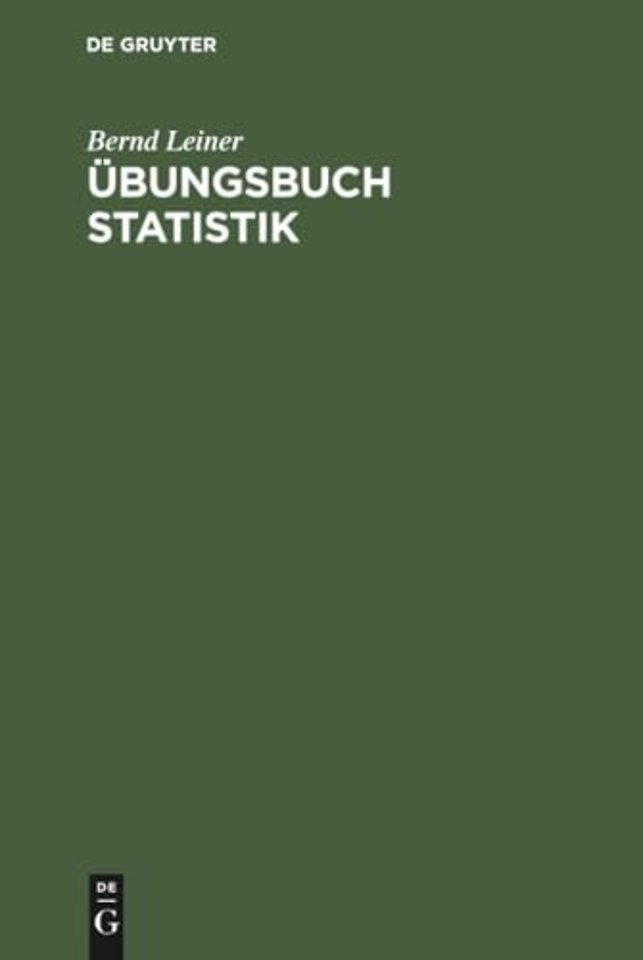 Übungsbuch Statistik