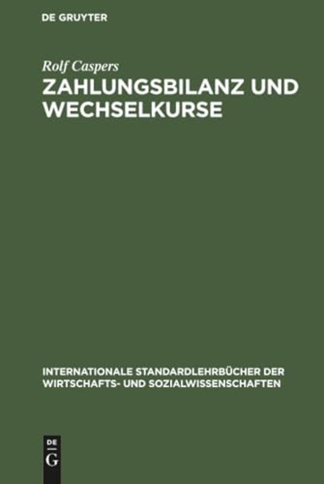Zahlungsbilanz und Wechselkurse