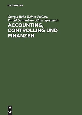 Accounting, Controlling und Finanzen – Einführung