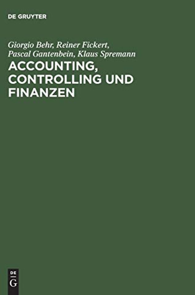 Accounting, Controlling und Finanzen – Einführung