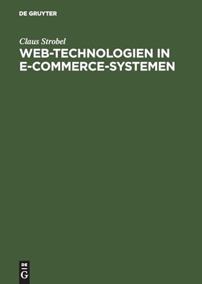 Web–Technologien in E–Commerce–Systemen